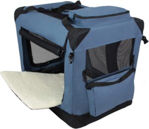 EliteField 3-Door Folding Soft Dog Crate