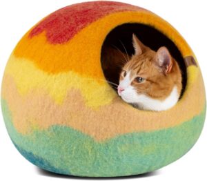 Meowfia Premium Felt Cat Cave