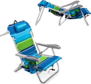 Homevative Folding Backpack Beach Chair